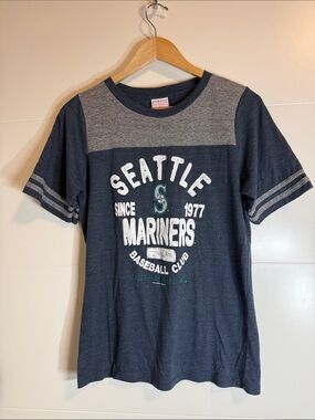 Seattle Mariners Women's Navy Short Sleeve Tee
